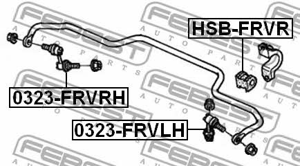 Купити Febest 0323FRVRH – суперціна на EXIST.UA!