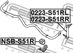 Купити Febest 0223-S51RR за низькою ціною в Україні!