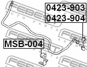 Купити Febest 0423904 – суперціна на EXIST.UA!