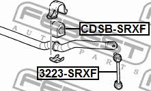 Стійка стабілізатора переднього Febest 3223-SRXF