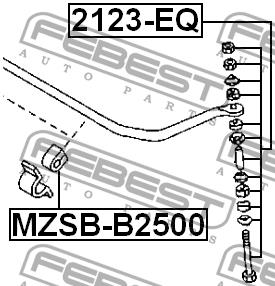Купить Febest 2123-EQ по низкой цене в Украине!
