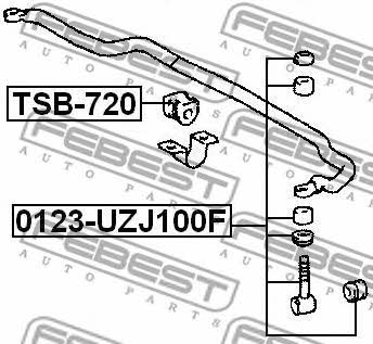 Купить Febest 0123UZJ100F – отличная цена на EXIST.UA!