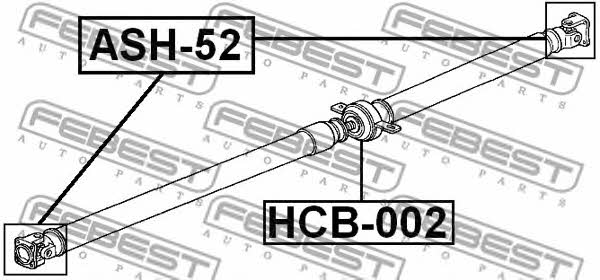 Купить Febest HCB002 – отличная цена на EXIST.UA!