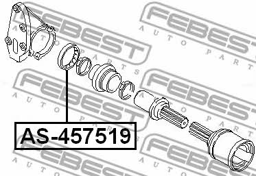 Купити Febest AS457519 – суперціна на EXIST.UA!