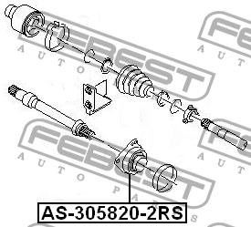 Купить Febest AS3058202RS – отличная цена на EXIST.UA!