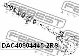 Купить Febest DAC40804445-2RS по низкой цене в Украине!