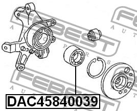 Купити Febest DAC45840039 – суперціна на EXIST.UA!