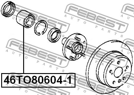 Febest Подшипник задней ступицы колеса – цена 318 UAH