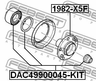 Купить Febest DAC49900045-KIT по низкой цене в Украине!