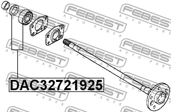 Купить Febest DAC32721925 по низкой цене в Украине!