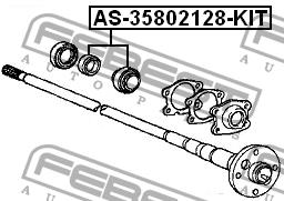 Купить Febest AS-35802128-KIT по низкой цене в Украине!