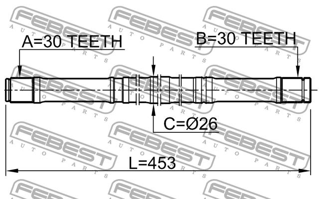 Купить Febest 0412CY2MTLH – отличная цена на EXIST.UA!