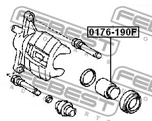 Купить Febest 0176-AE190F по низкой цене в Украине!