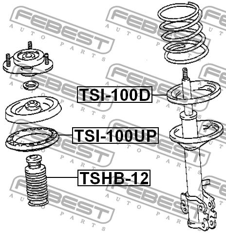 Купить Febest TSI100UP – отличная цена на EXIST.UA!