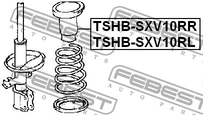 Купить Febest TSHBSXV10RR – отличная цена на EXIST.UA!