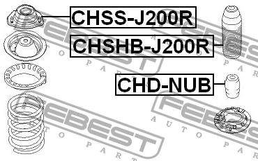 Купить Febest CHSHBJ200R – отличная цена на EXIST.UA!