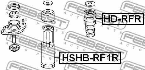 Купить Febest HSHBRF1R – отличная цена на EXIST.UA!