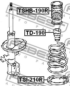 Купить Febest TSHB190R – отличная цена на EXIST.UA!