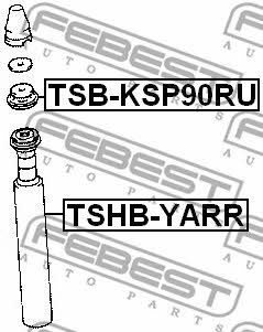 Пыльник и отбойник на 1 амортизатор Febest TSHB-YARR