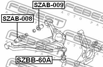 Купити Febest SZBB60A – суперціна на EXIST.UA!
