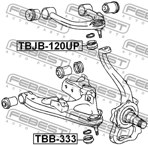Купить Febest TBB-333 по низкой цене в Украине!