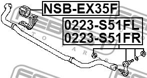 Купить Febest 0223-S51FL по низкой цене в Украине!