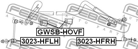 Купити Febest 3023HFRH – суперціна на EXIST.UA!