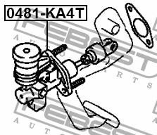 Купить Febest 0481KA4T – отличная цена на EXIST.UA!