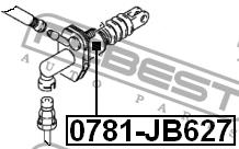 Цилиндр сцепления главный Febest 0781-JB627