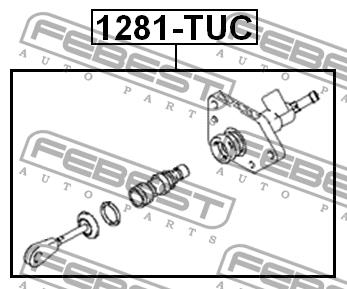Купить Febest 1281-TUC по низкой цене в Украине!