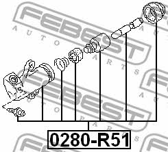 Купить Febest 0280R51 – отличная цена на EXIST.UA!