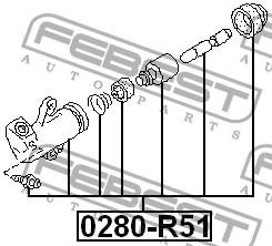 Купить Febest 0280-R51 по низкой цене в Украине!