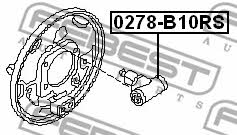 Главный тормозной цилиндр Febest 0278-B10RS