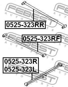 Купить Febest 0525323L – отличная цена на EXIST.UA!