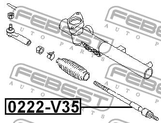 Купити Febest 0222V35 – суперціна на EXIST.UA!