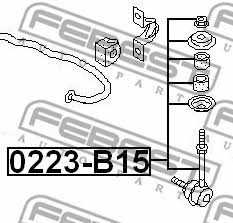 Купить Febest 0223B15 – отличная цена на EXIST.UA!