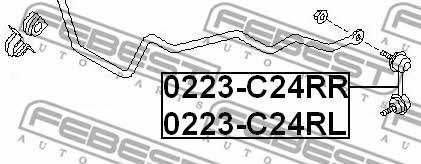 Купить Febest 0223C24RL – отличная цена на EXIST.UA!