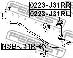Купить Febest 0223J31RR – отличная цена на EXIST.UA!