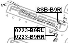 Купити Febest 0823-B9RR за низькою ціною в Україні!