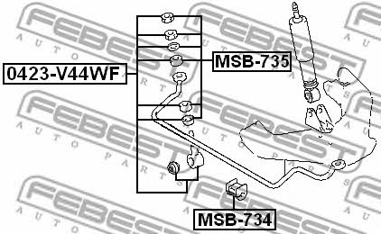 Купить Febest 0423-V44WF по низкой цене в Украине!