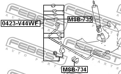 Купить Febest 0423V44WF – отличная цена на EXIST.UA!