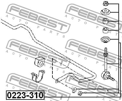 Купить Febest 0223-310 по низкой цене в Украине!