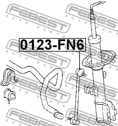 Стійка стабілізатора переднього Febest 0123-FN6