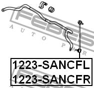 Стойка стабилизатора переднего Febest 1223-SANCFL