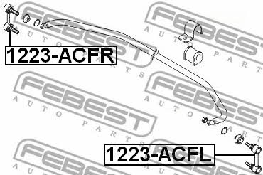 Купить Febest 1223ACFL – отличная цена на EXIST.UA!