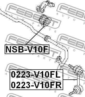 Купить Febest 0223-V10FL по низкой цене в Украине!