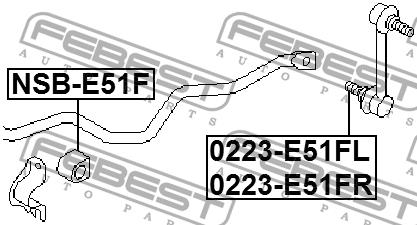 Купить Febest 0223E51FL – отличная цена на EXIST.UA!