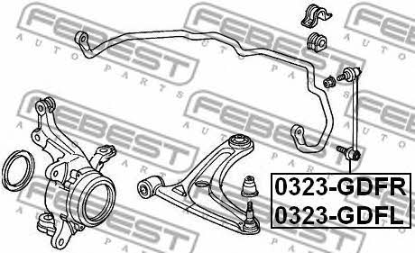 Купити Febest 0323GDFR – суперціна на EXIST.UA!