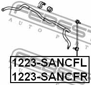 Стійка стабілізатора переднього права Febest 1223-SANCFR