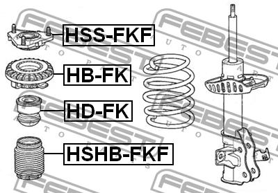 Купить Febest HSHB-FKF по низкой цене в Украине!